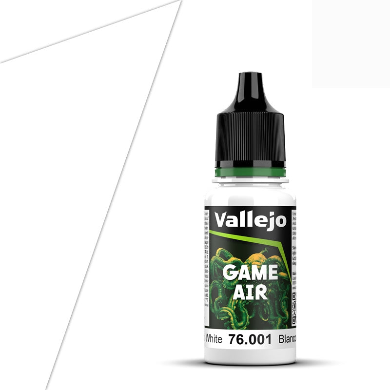76.001 Dead White (18ml) - Vallejo: Game Air