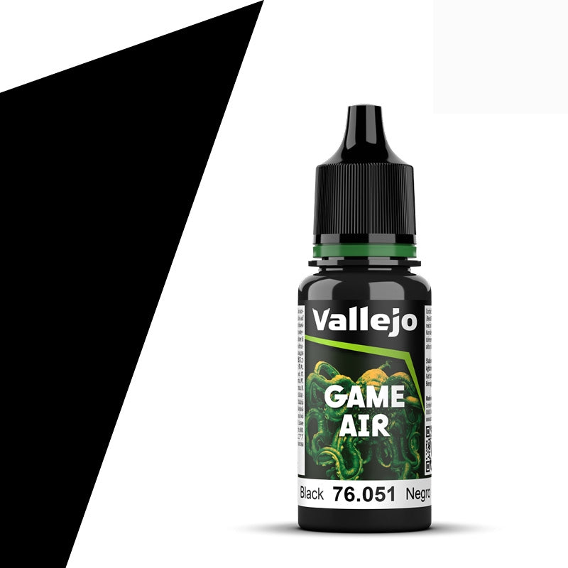 76.051 Black (18ml) - Vallejo: Game Air