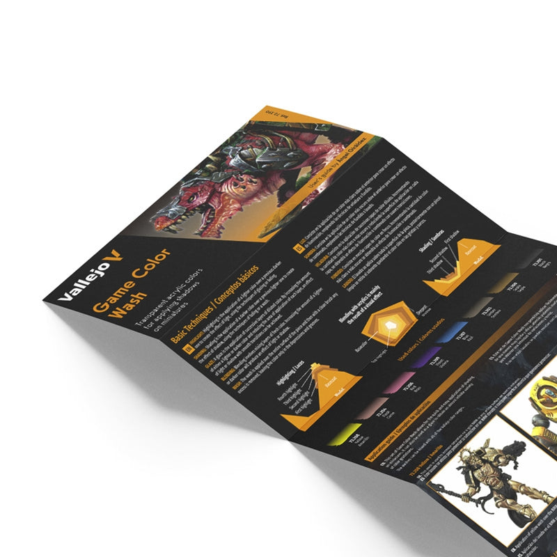 Game Color Wash Paint Set (8x18ml) - Vallejo: Game Color, Effects Color Series