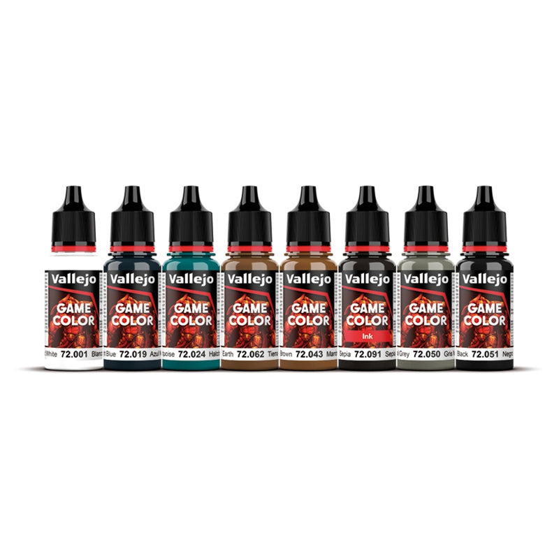 Non Metallic Metal Paint Set (8x18ml) - Vallejo: Game Color, Effects Color Series