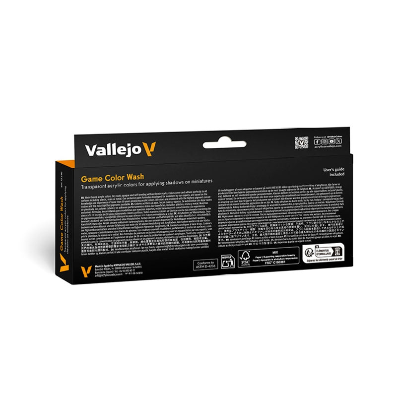 Non Metallic Metal Paint Set (8x18ml) - Vallejo: Game Color, Effects Color Series