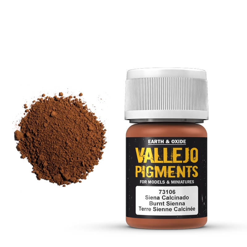 73.106 Burnt Sienna (35ml) - Vallejo: Pigments