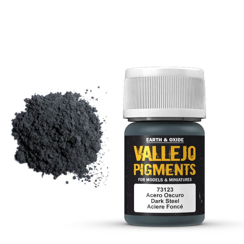 73.123 Dark Steel (35ml) - Vallejo: Pigments
