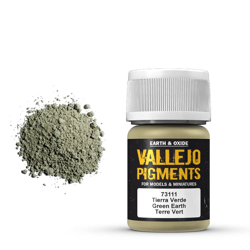 73.111 Green Earth (35ml) - Vallejo: Pigments