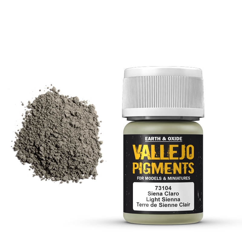 73.104 Light Sienna (35ml) - Vallejo: Pigments