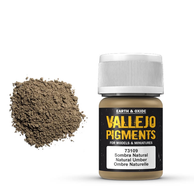 73.109 Natural Umber (35ml) - Vallejo: Pigments