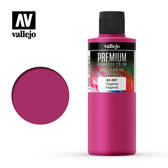 63.007 Magenta (200ml) - Vallejo: Premium Airbrush Color