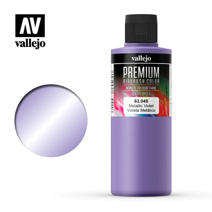 63.045 Metallic Violet (200ml) - Vallejo: Premium Airbrush Color