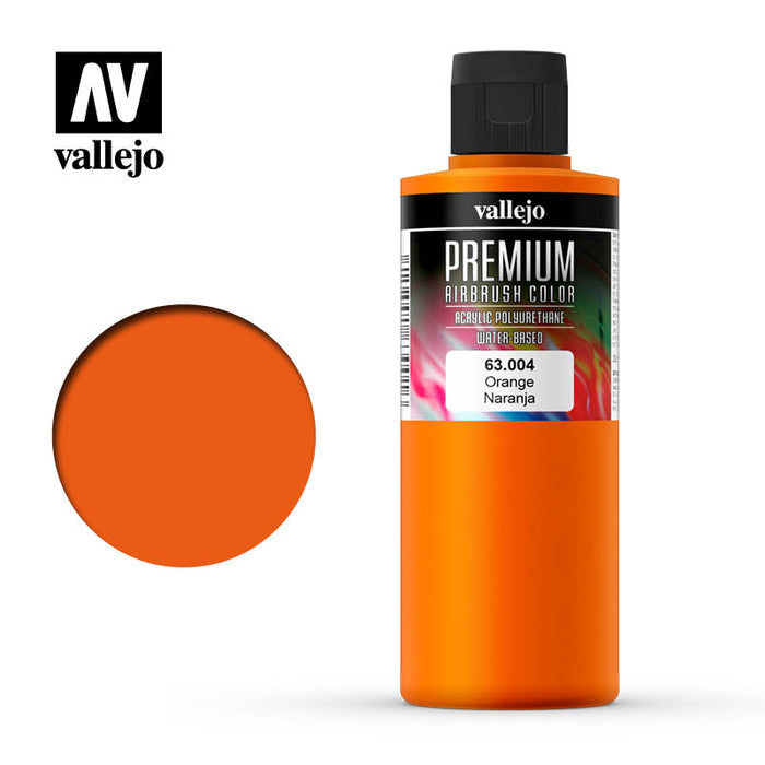 63.004 Orange (200ml) - Vallejo: Premium Airbrush Color
