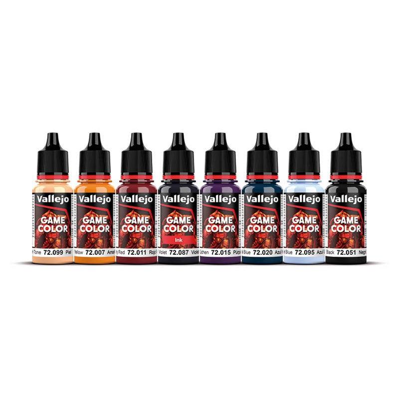 72.194 Purple Dragons Paint Set (8x18ml) - Vallejo: Game Color, Fantasy Color Series