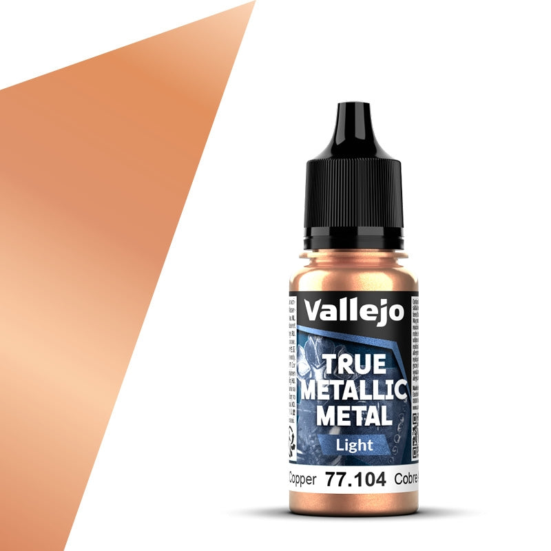 77.104 Cobre Antiguo Light (18ml) - Vallejo: True Metallic Metal