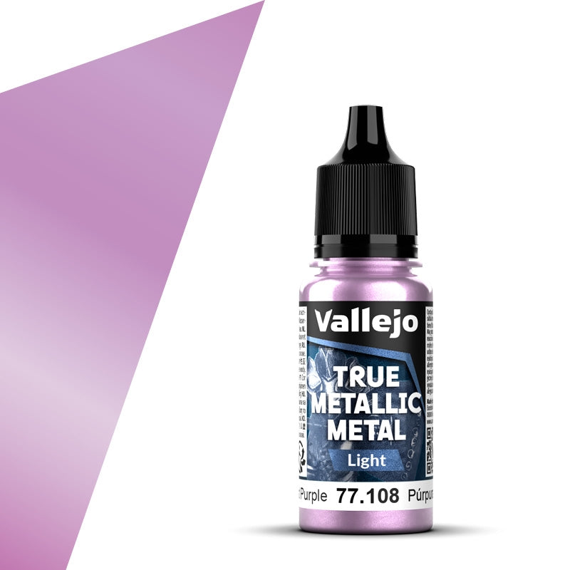 77.108 Púrpura Amatista Light (18ml) - Vallejo: True Metallic Metal