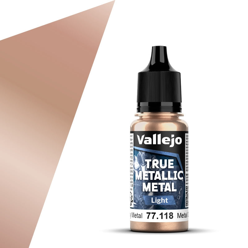 77.118 Metal Oxidado Light (18ml) - Vallejo: True Metallic Metal
