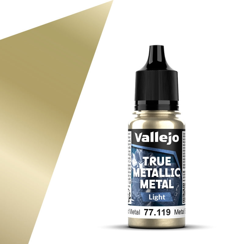 77.119 Metal Envejecido Light (18ml) - Vallejo: True Metallic Metal