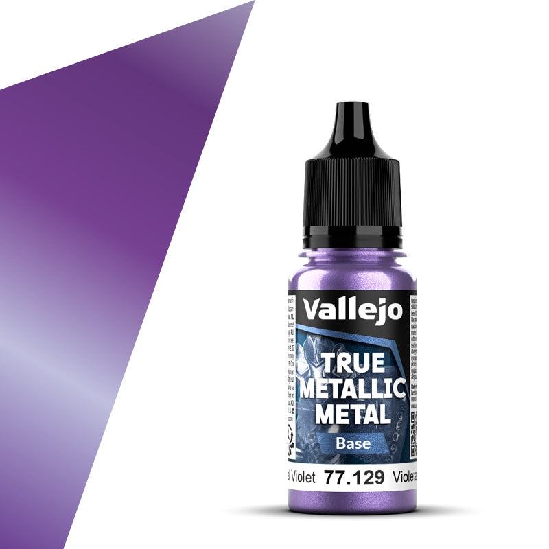 77.129 Violeta Celestial Base (18ml) - Vallejo: True Metallic Metal
