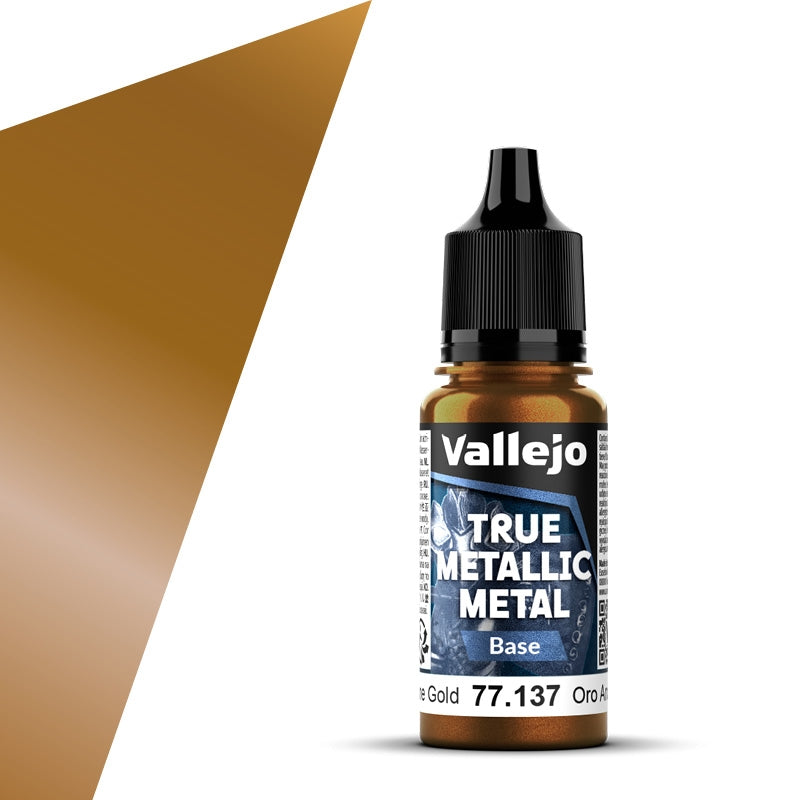 77.137 Oro Arcano Base (18ml) - Vallejo: True Metallic Metal