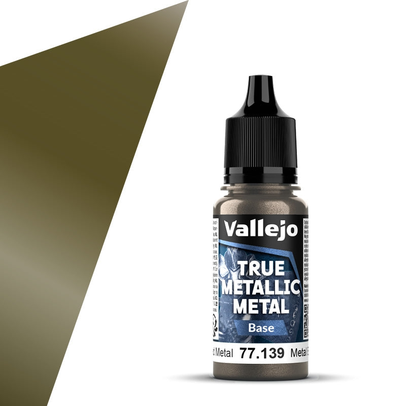 77.139 Metal Envejecido Base (18ml) - Vallejo: True Metallic Metal
