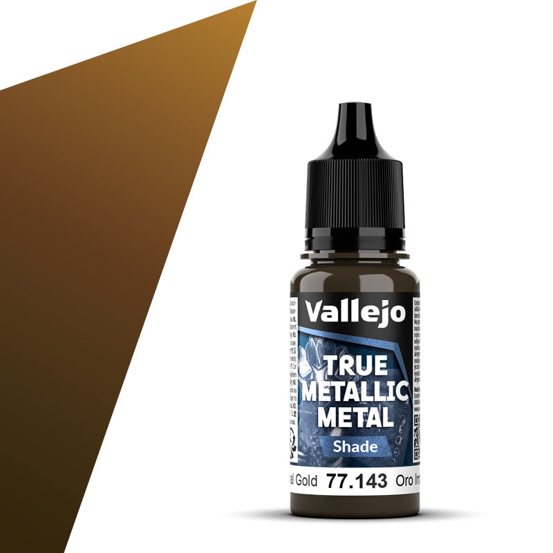 77.143 Oro Imperial Shade (18ml) - Vallejo: True Metallic Metal