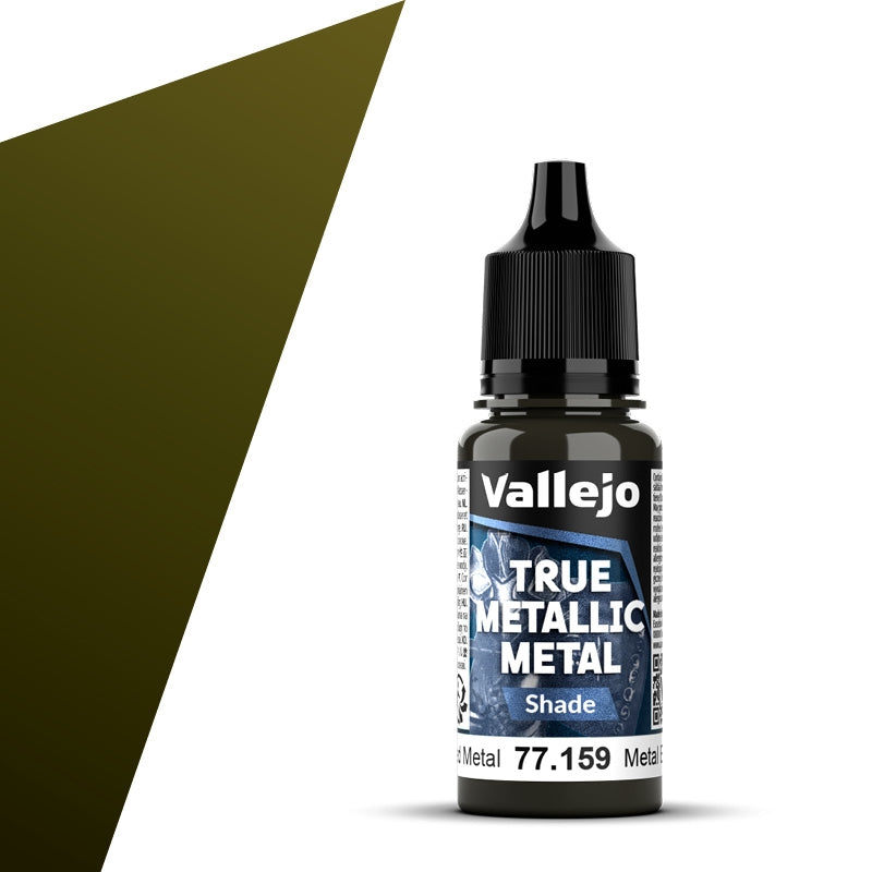 77.159 Metal Envejecido Shade (18ml) - Vallejo: True Metallic Metal