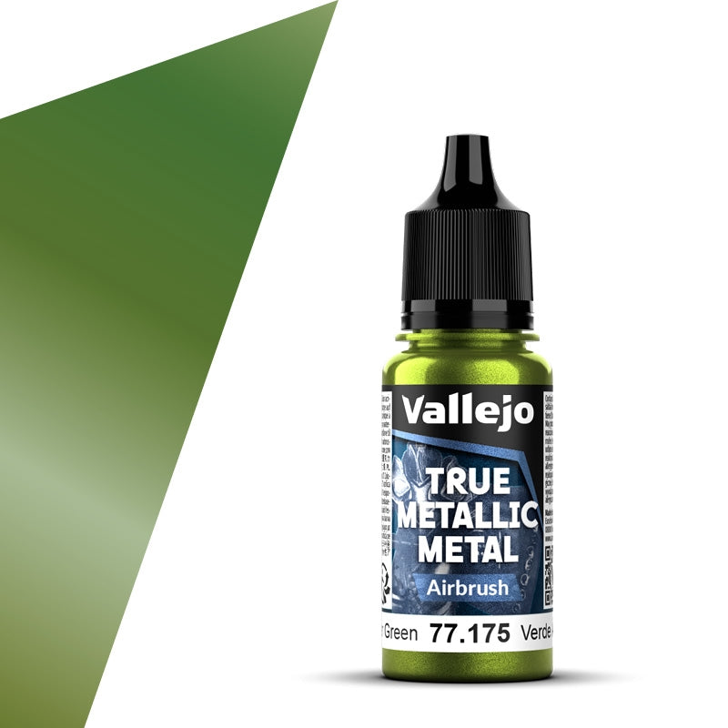 77.175 Verde Ámbar Airbrush (18ml) - Vallejo: True Metallic Metal