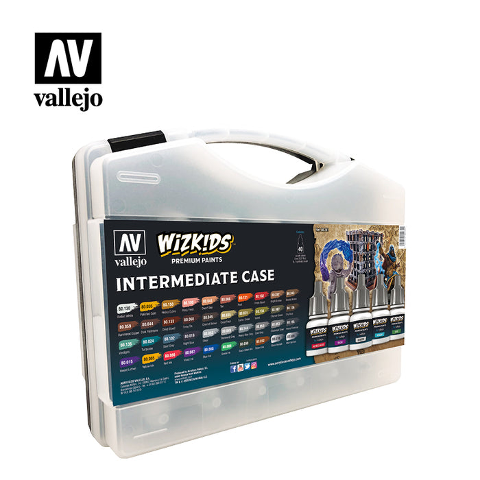 80.261 Intermediate Case (40x 8ml) - Wizkids: Premium Paints