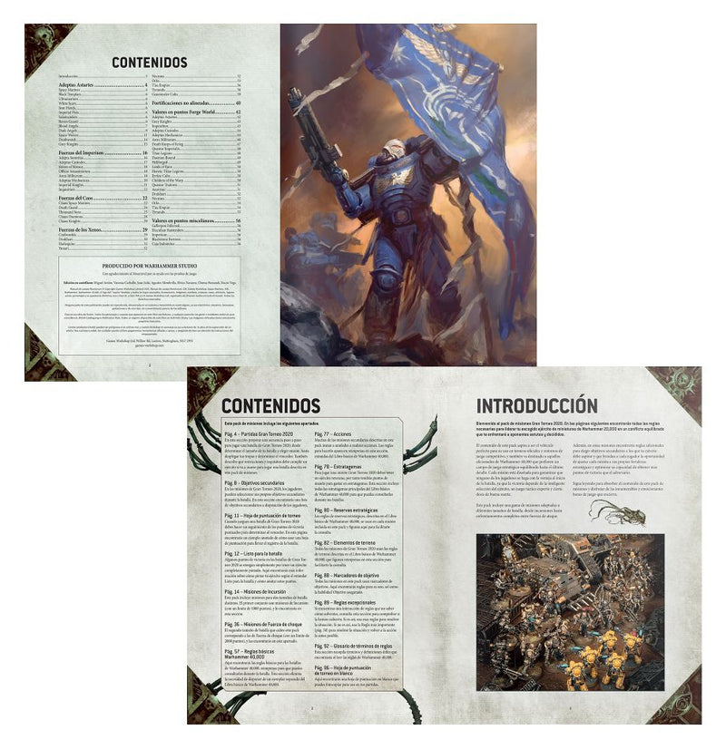 Chapter Approved: Grand Tournament 2020 (Español) - WH40k: Mission Pack - RedQueen.mx