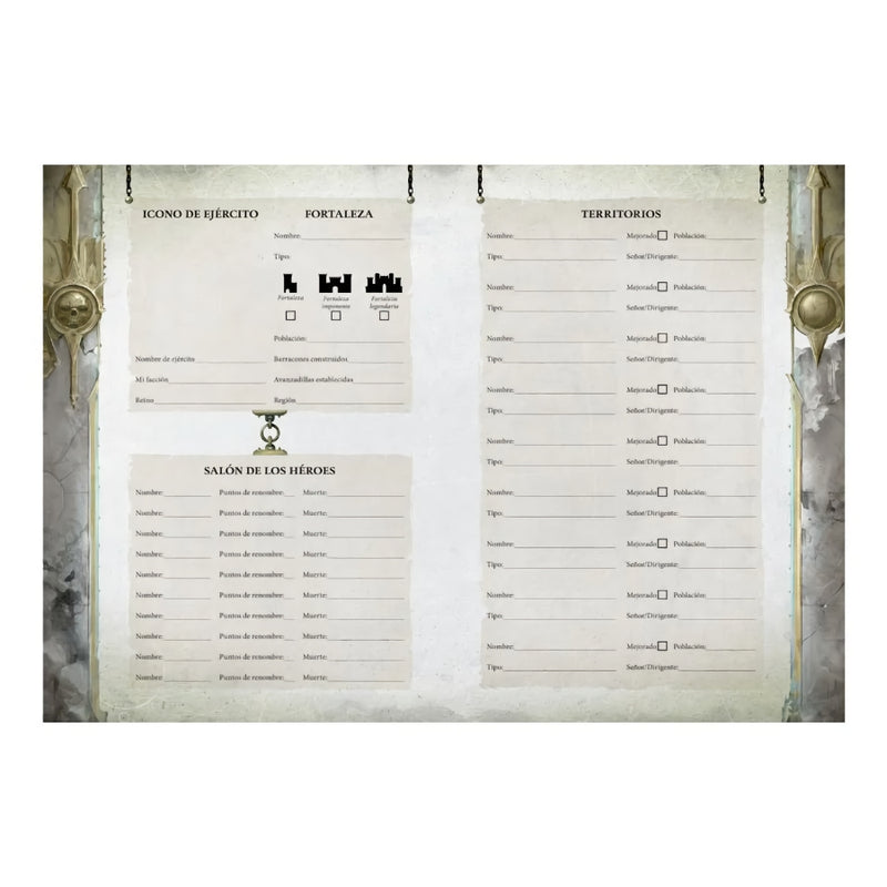 Path to Glory Diary (Español) - WH Age of Sigmar - RedQueen.mx