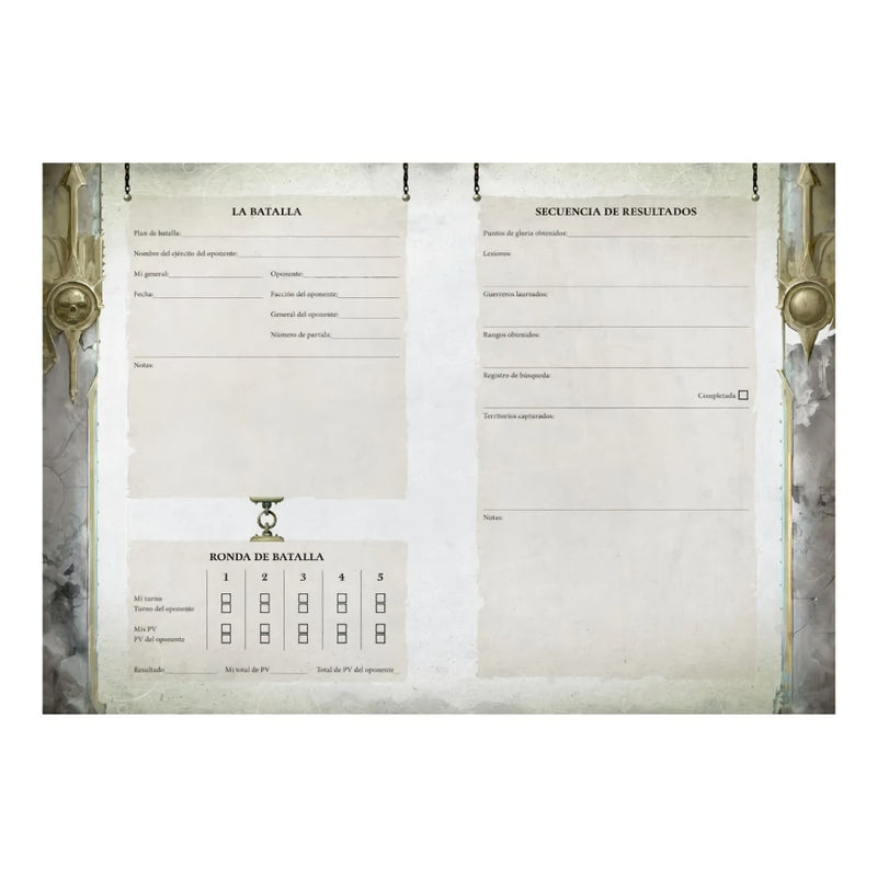 Path to Glory Diary (Español) - WH Age of Sigmar - RedQueen.mx