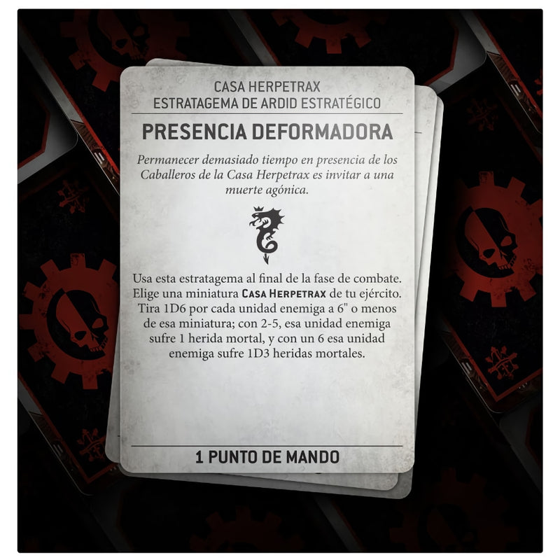 Chaos Knights Datacards 2022 (English) - WH40k - RedQueen.mx