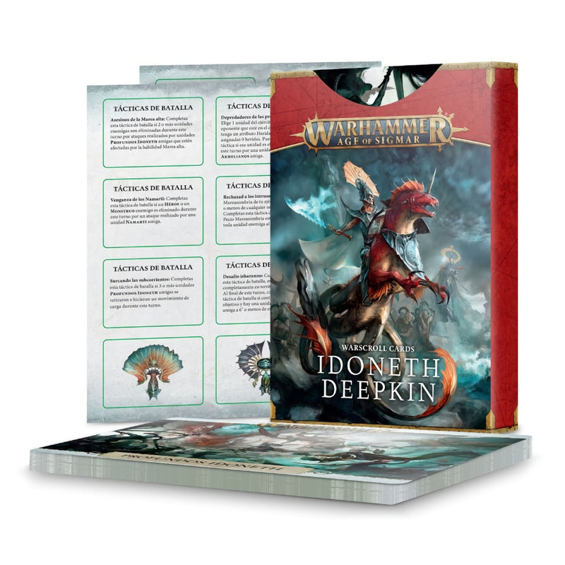 Idoneth Deepkin Warscroll Cards 2022 (Español) - WH Age of Sigmar - RedQueen.mx
