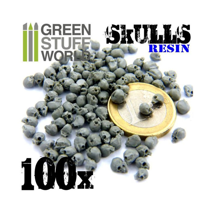Resin Skulls (100x) - GSW Accessories - RedQueen.mx