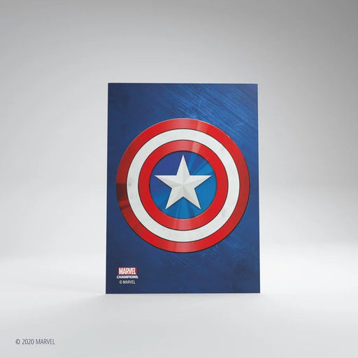 Marvel Card Sleeve Pack: Captain America - GameGenic: Fundas Protectoras - RedQueen.mx