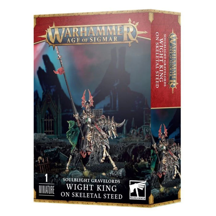 Wight King on Steed - WH Age of Sigmar: Soulblight Gravelords