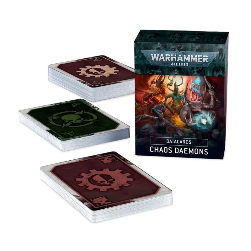 Chaos Daemons Datacards 2022 (Español) - WH40k - RedQueen.mx
