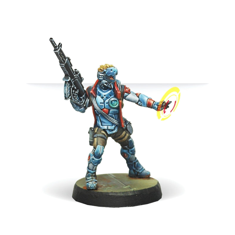 Locust, Clandestine Action Team (Hacker) - Infinity: PanOceania Pack - RedQueen.mx