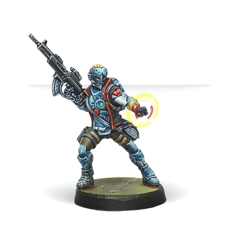 Locust, Clandestine Action Team (Hacker) - Infinity: PanOceania Pack - RedQueen.mx