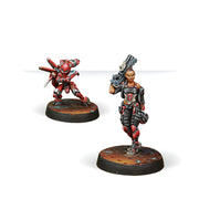 Carlota Kowalsky & Moriarty (Combi Rifle + Light FT) - Infinity: Nomads Pack - RedQueen.mx