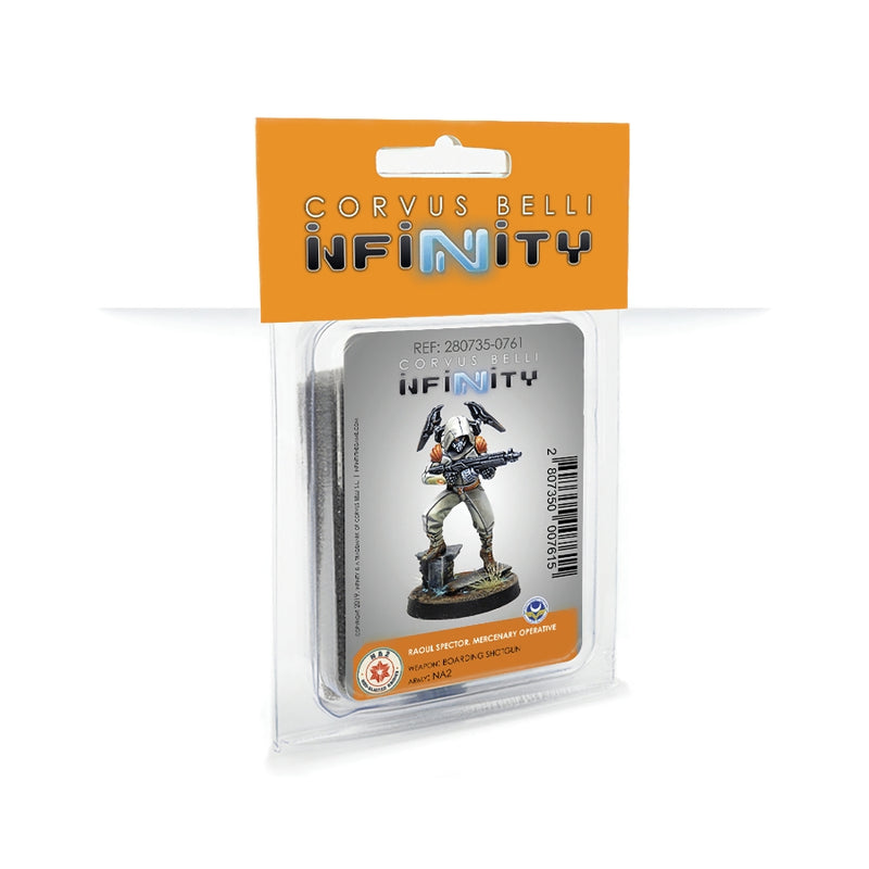 Raoul Spector, Mercenary Operative (Boarding Shotgun) - Infinity: NA2 Pack - RedQueen.mx