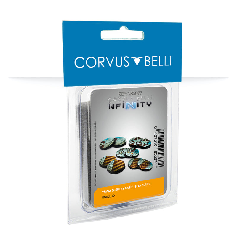 25mm Scenery Bases, Beta Series - Infinity Accessories - RedQueen.mx