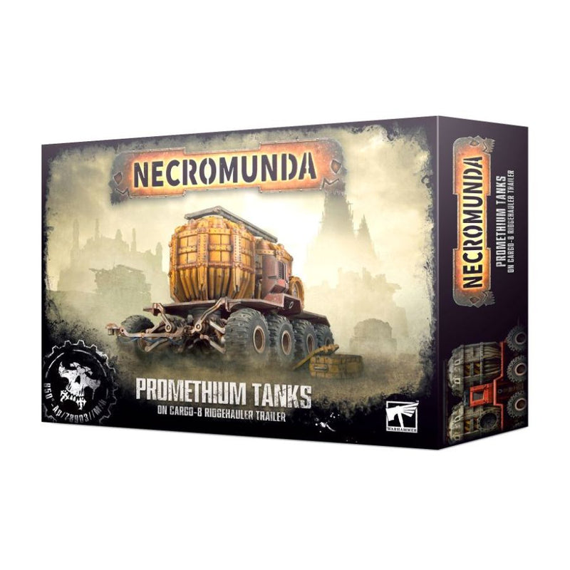 Promethium Tanks on Cargo-8 Ridgehauler Trailer - Necromunda - RedQueen.mx
