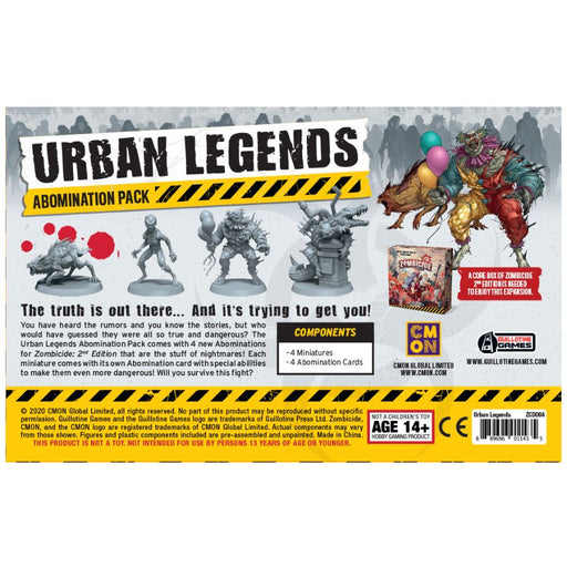 Zombicide: Urban Legends Abominations Pack - RedQueen.mx
