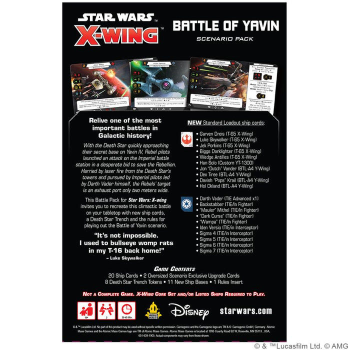 Battle of Yavin Battle Pack - X-Wing 2E Expansion - RedQueen.mx