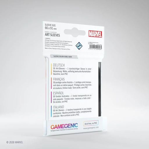 Marvel Card Sleeve Pack: Iron Man - GameGenic: Fundas Protectoras - RedQueen.mx