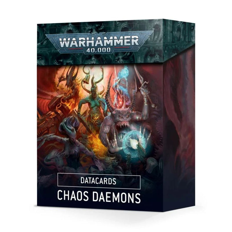 Chaos Daemons Datacards 2022 (English) - WH40k - RedQueen.mx