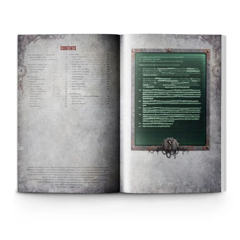 Cinderak Burning, The Aranthian Succession (English) - Necromunda Supplement Book - RedQueen.mx