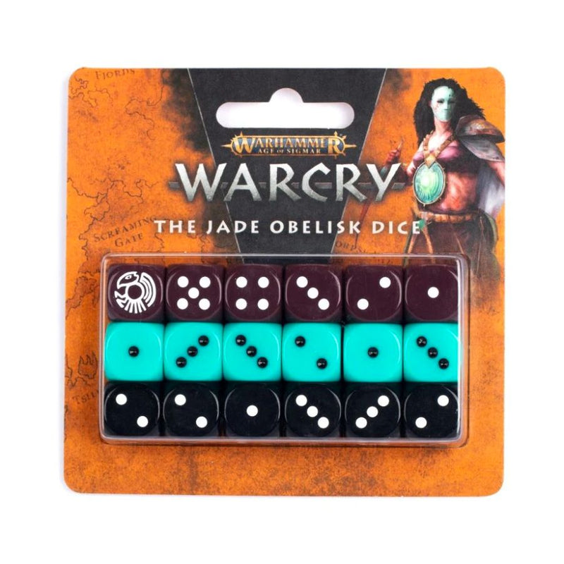 The Jade Obelisk Dice - Warcry - RedQueen.mx