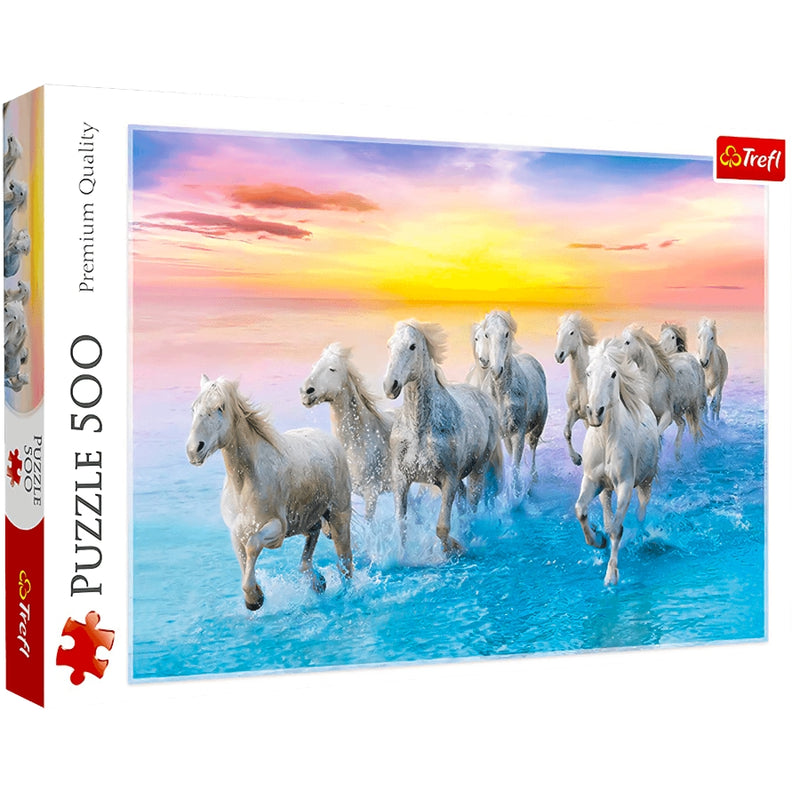 Caballos Galopando: Rompecabezas 500 Piezas - Trefl - RedQueen.mx