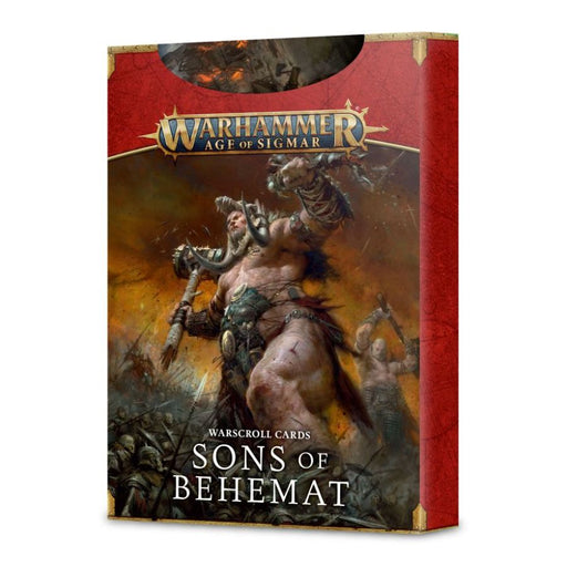 Sons of Behemat Warscroll Cards 2022 (English) - WH Age of Sigmar - RedQueen.mx