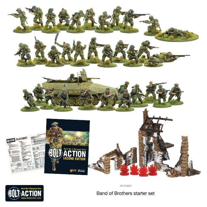 Band of Brothers Starter Set (Español) - Bolt Action 2E - RedQueen.mx