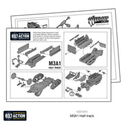 M3A1 US Half-track Vehicle - Bolt Action - RedQueen.mx